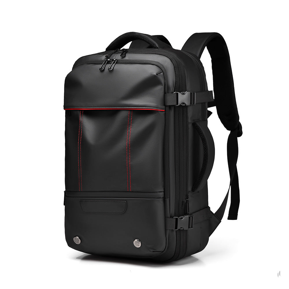 Men's Expandable Vacuum Oxford Compression Backpack Solid
