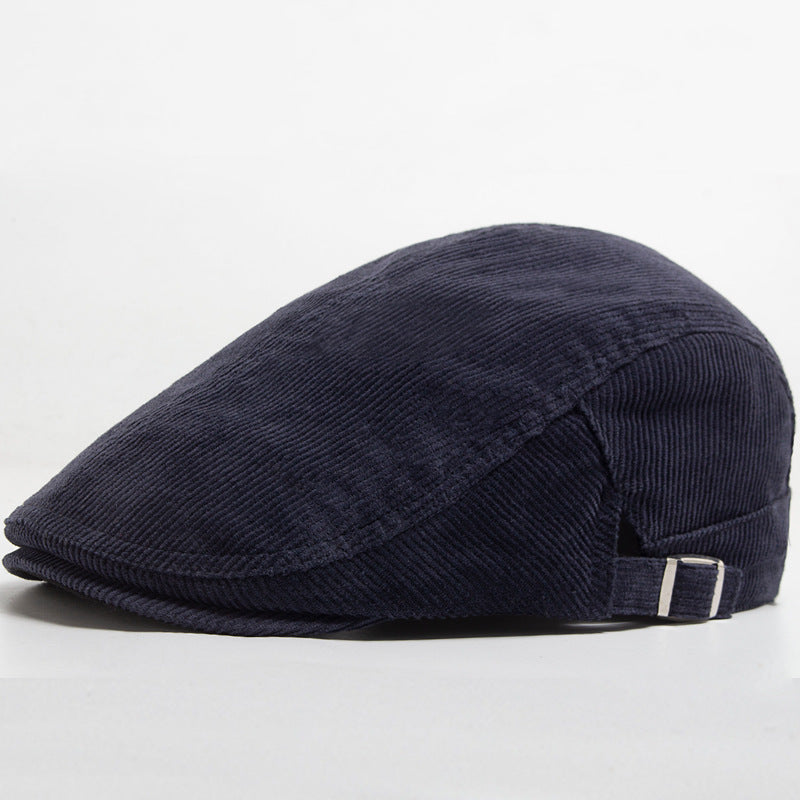 Autumn and Winter Corduroy Hat Set