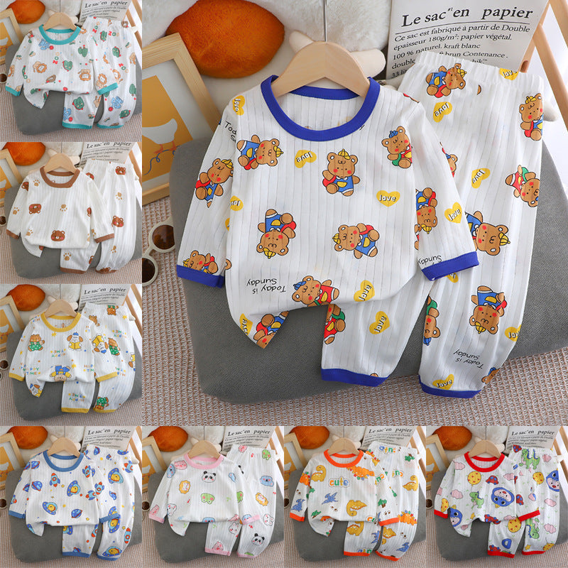 Children's Long-sleeved Trousers Homewear Suit