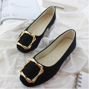 Large Size Student Fairy Style All-matching Flat Shoes Pregnant Women's Gommino