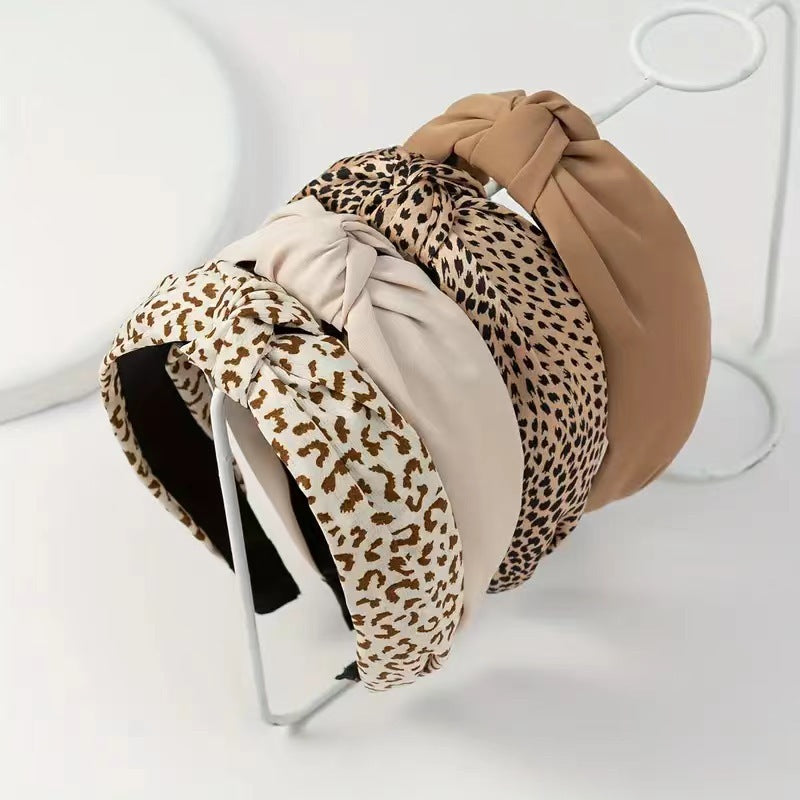 Cross-border Headband Hair Accessories Fabric Craft Knotted Headdress