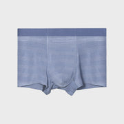 Men's Viscose Antibacterial Mid Waist Underwear Solid Color