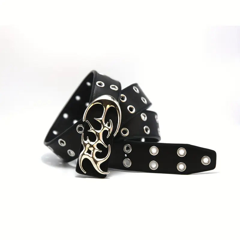 Men's Korean Style Hollow Punk Belt