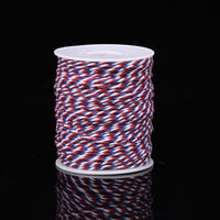 Navy Blue, Red And White