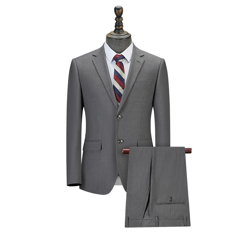 Men's All-match Casual Bamboo Fiber Suit Suit