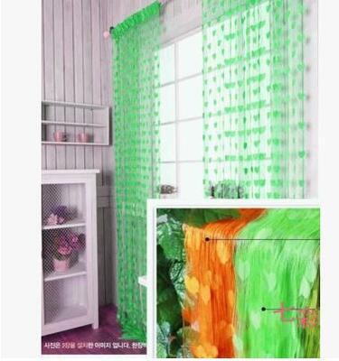 Modern Simple Polyester Love String Bead Curtain, 1x2m, Multiple Colors