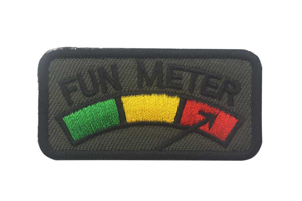 Fuel Gauge Personalized Patterns Armband – Velcro Patch for Clothing & Accessories