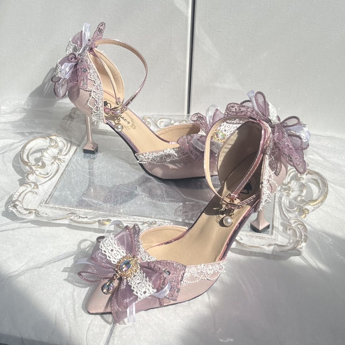 Gorgeous Flower Wedding Elegant Lolita Shoes