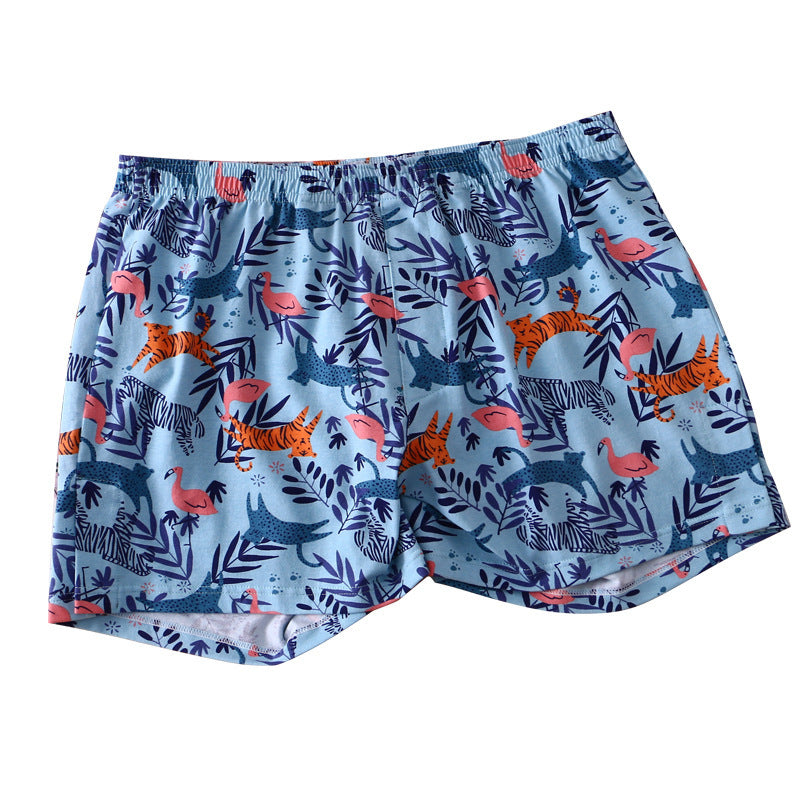 Men's Underwear Printed Loose Breathable Boxers