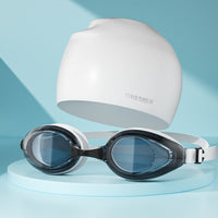 Black And White Swimming Cap