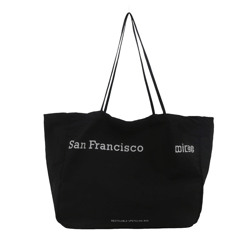 Fashion Large Capacity Letter Tote Bag For Women