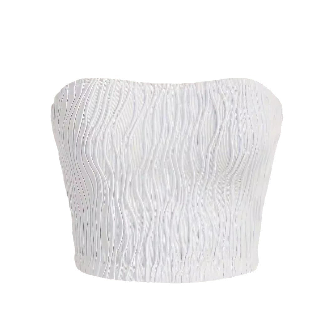 Sexy Strapless Tube Top Off-the-shoulder Strapless Vest For Women