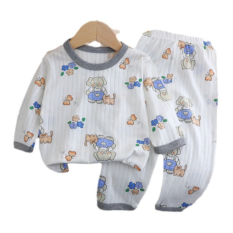 Children's Long-sleeved Trousers Homewear Suit