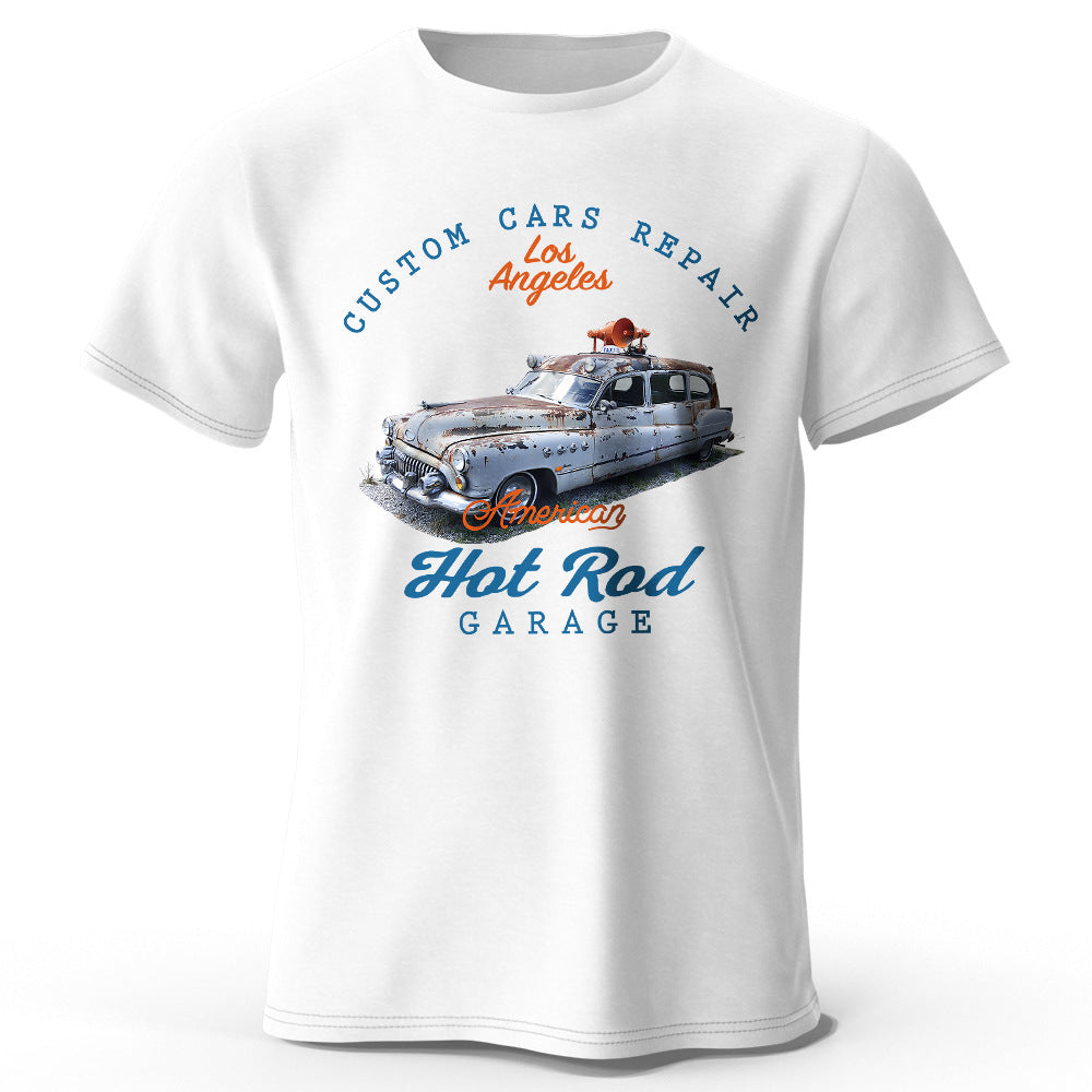 Car Club Patch Print Unisex T-shirt