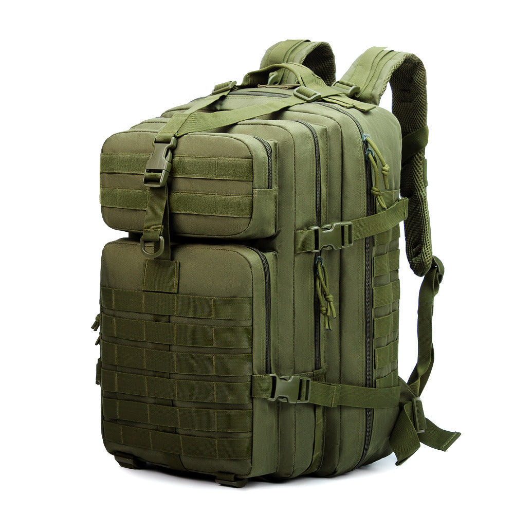 Unisex Oxford Fabric Camouflage Tactical Backpack 55L