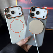 Magnetic Ring Litchi Pattern Phone Case for 17 Series