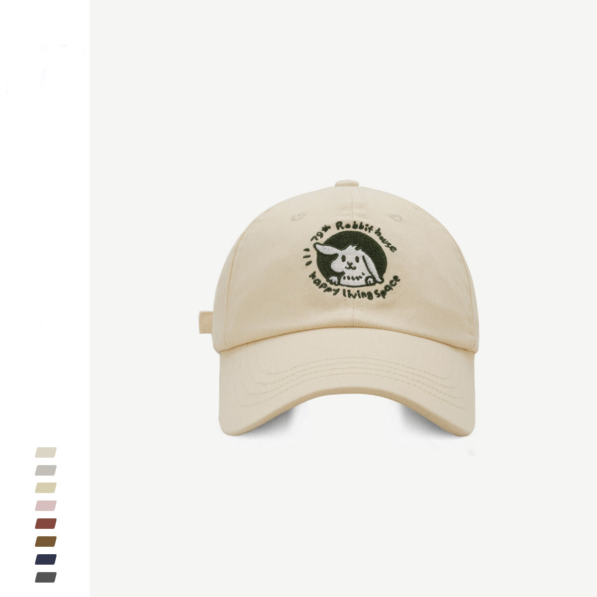 Hat Female Sweet Cute Rabbit Embroidered Baseball Cap
