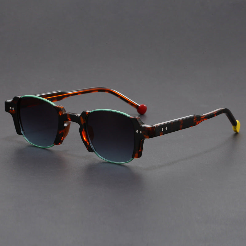 Retro Square Frame Sunglasses