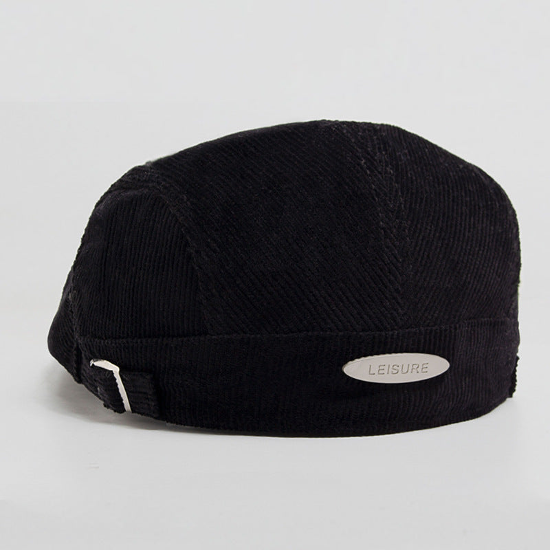 Autumn and Winter Corduroy Hat Set