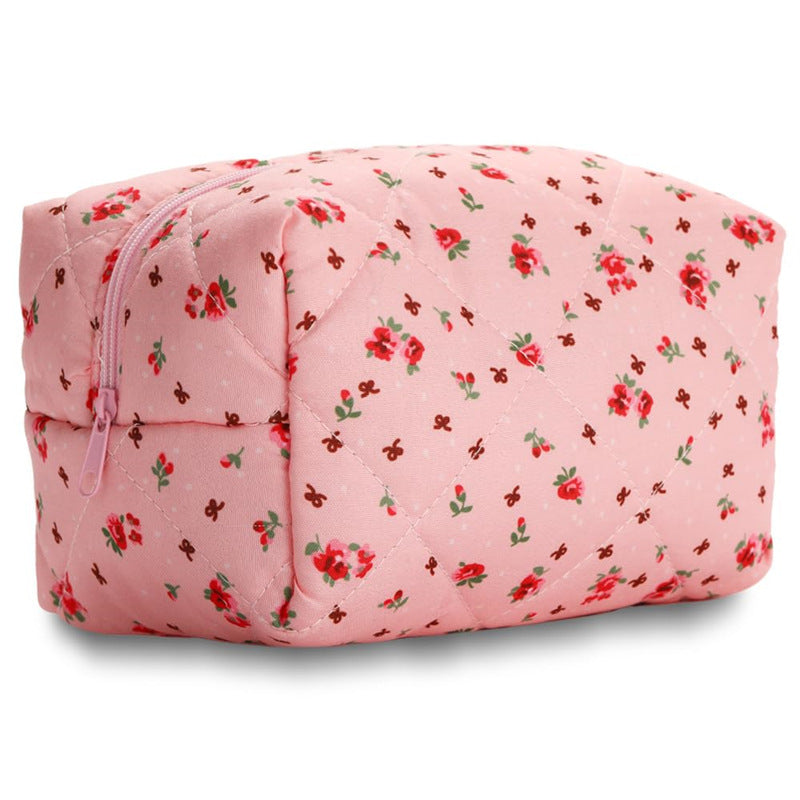 Floral Travel Makeup Bag – Multifunctional Large Capacity Cosmetic Organizer