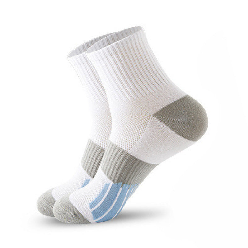 Men's Middle Tube Color Matching Basketball Socks