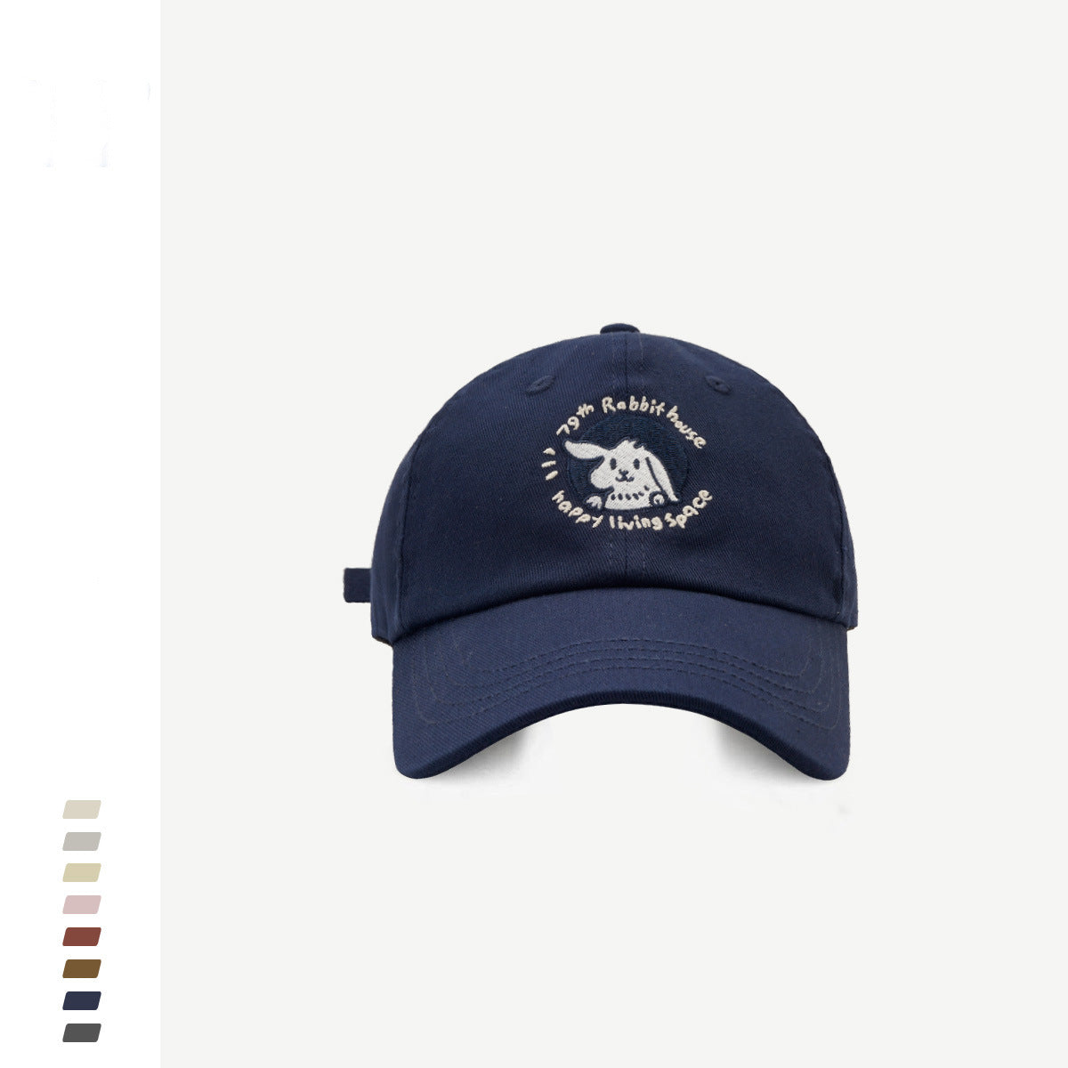 Hat Female Sweet Cute Rabbit Embroidered Baseball Cap