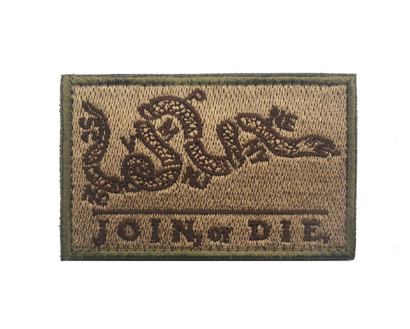 POW MIA Black & White Flag Embroidery Velcro Label – Military Patch for Clothing & Bags