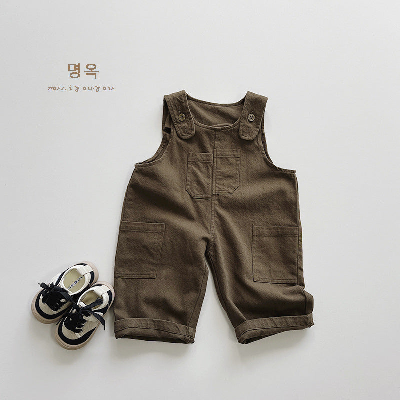 Boys' Overalls Autumn Leisure All-matching