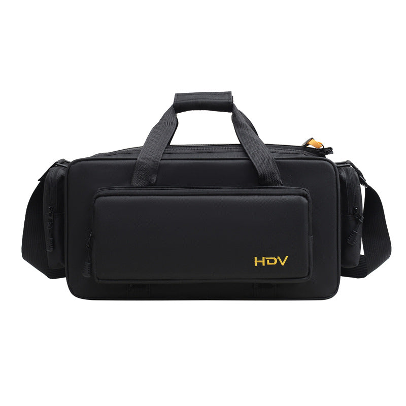 Nylon Shoulder Photography Bag Unisex Slim Solid Color Case