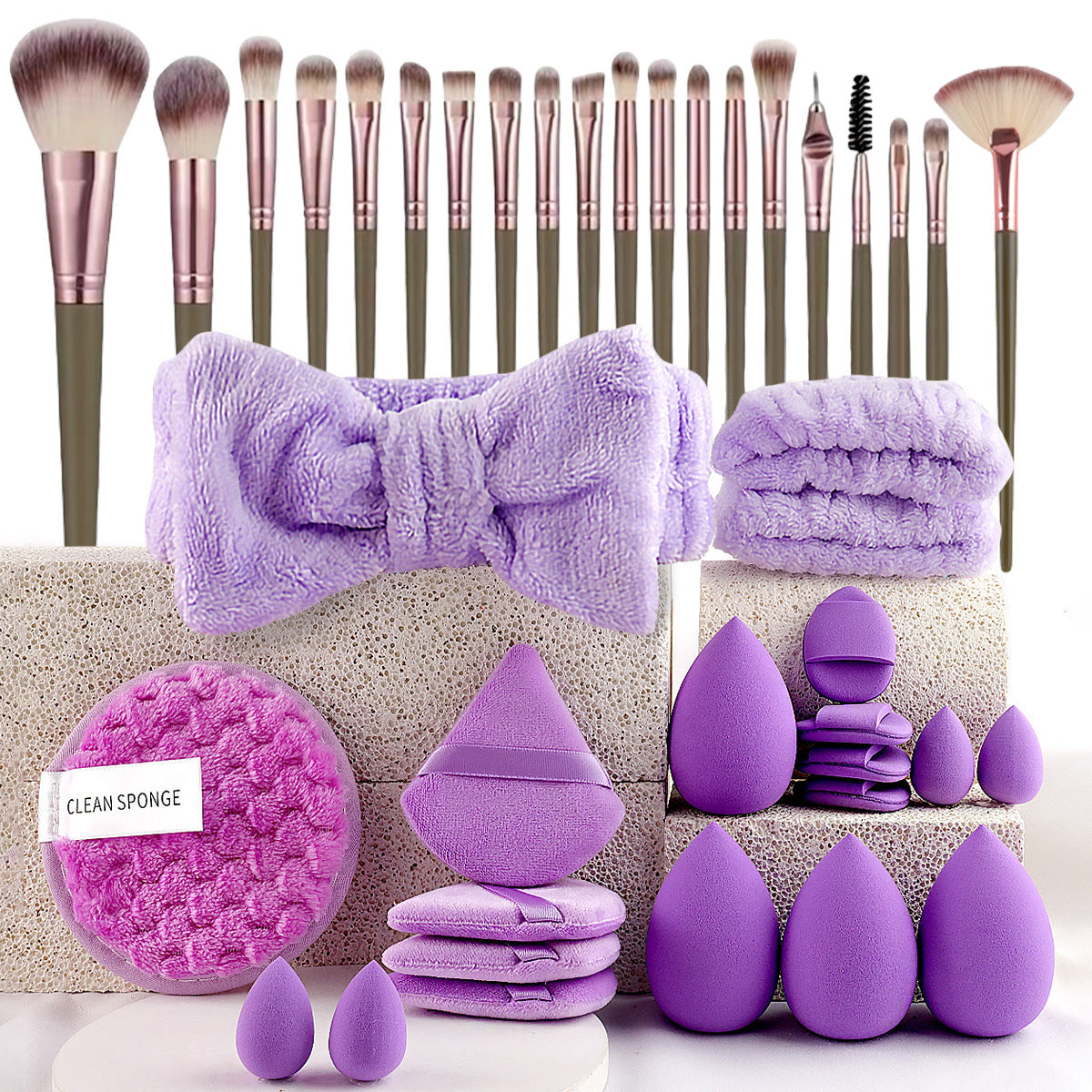 40-Piece Full Beauty Tools Kit – Face Wash, Makeup & Skincare Set