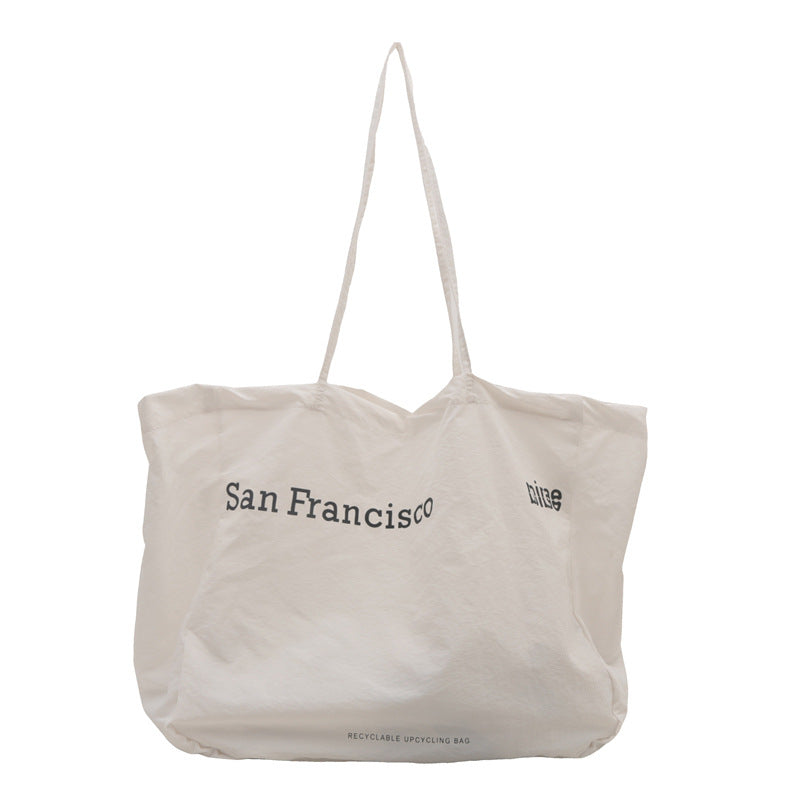 Fashion Large Capacity Letter Tote Bag For Women