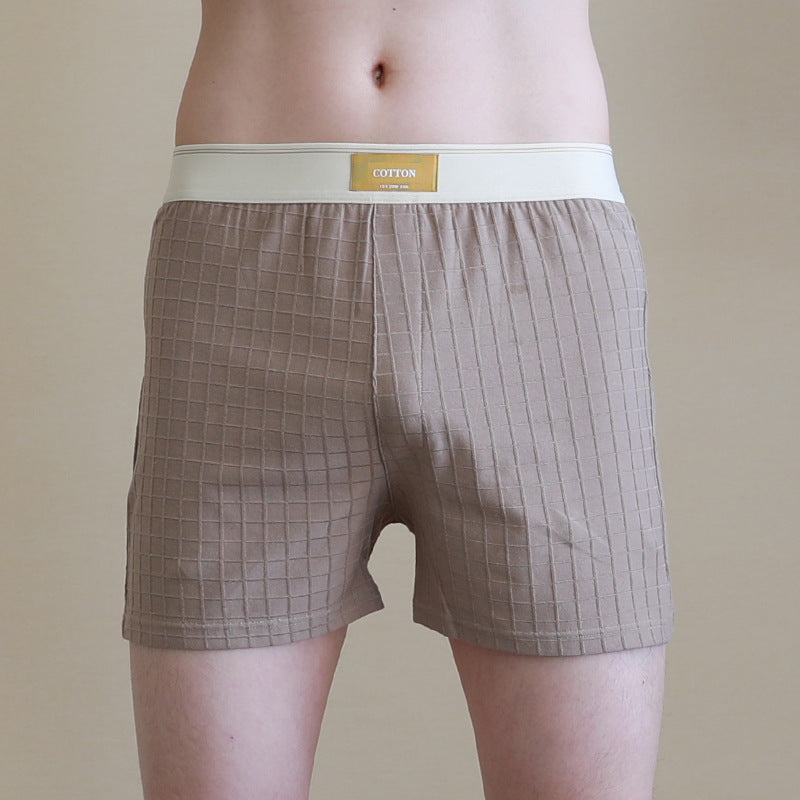 Loose Men's Underwear Solid Color