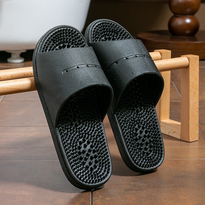 Womens PVC Flip Flops Regular Fit Massage Comfort Sandals
