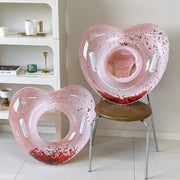 Love Children's Swimming Ring With Handle Sequins