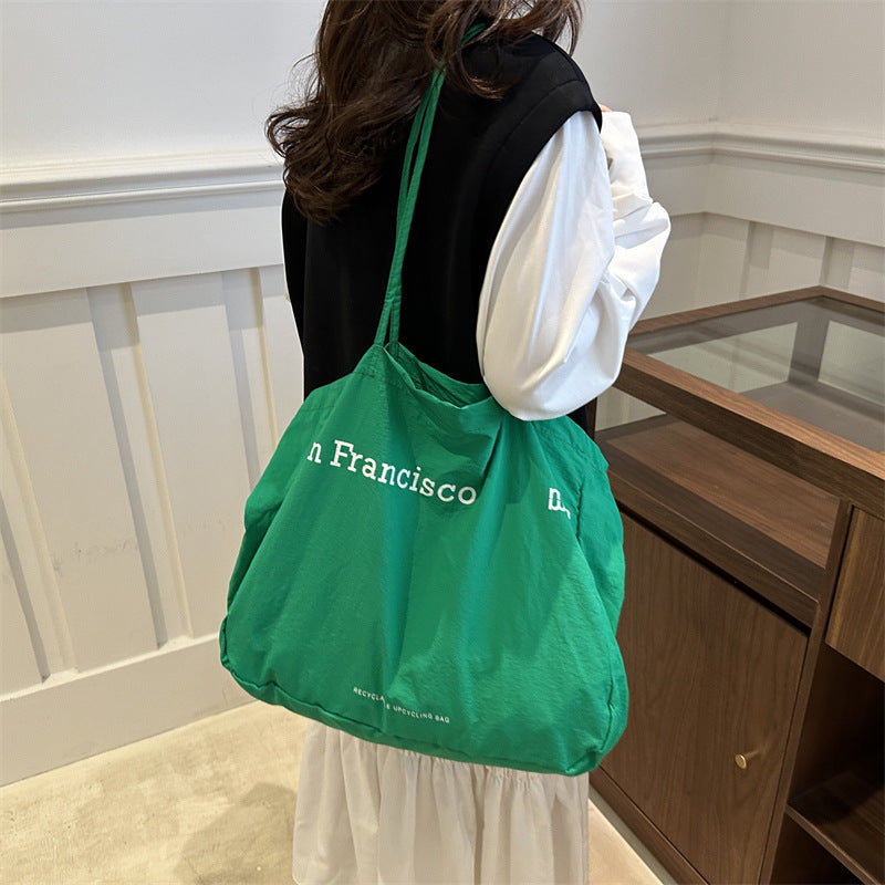 Fashion Large Capacity Letter Tote Bag For Women