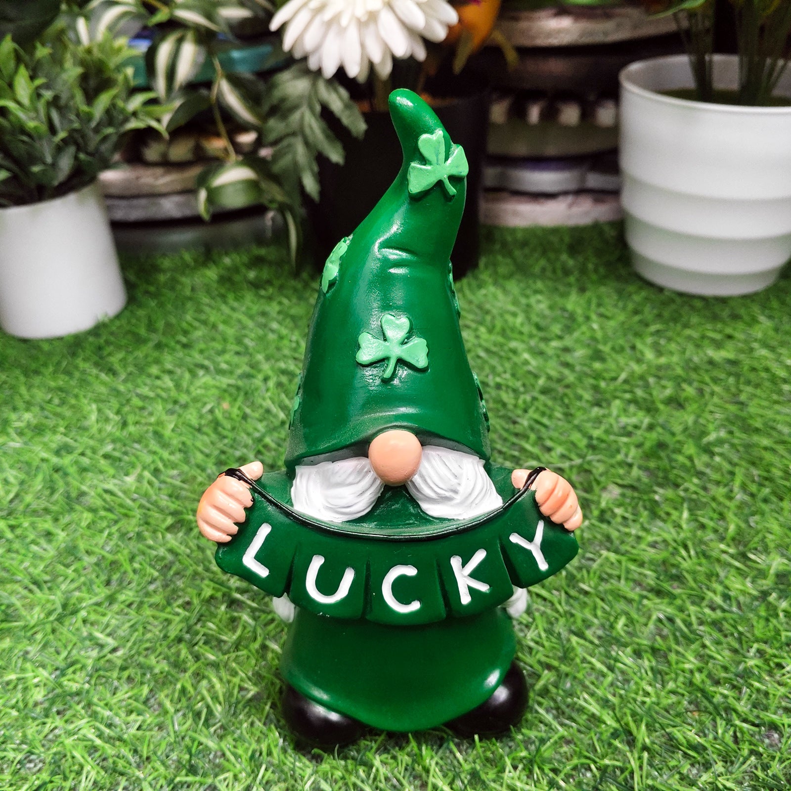 Garden Irish Resin Elf Ornament Crafts