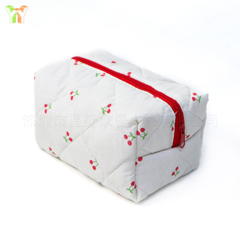 Floral Travel Makeup Bag – Multifunctional Large Capacity Cosmetic Organizer