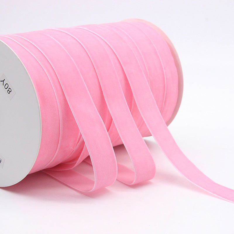 Household Portable Solid Color Velvet Ribbon – DIY Crafts & Gift Wrapping