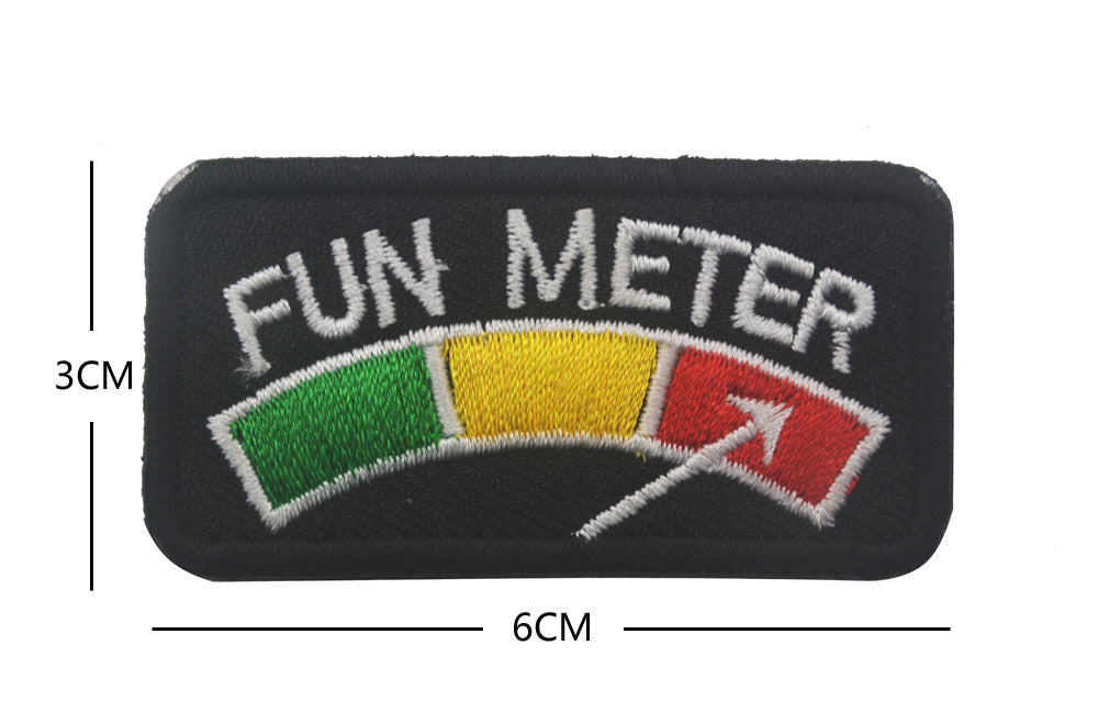 Fuel Gauge Personalized Patterns Armband – Velcro Patch for Clothing & Accessories