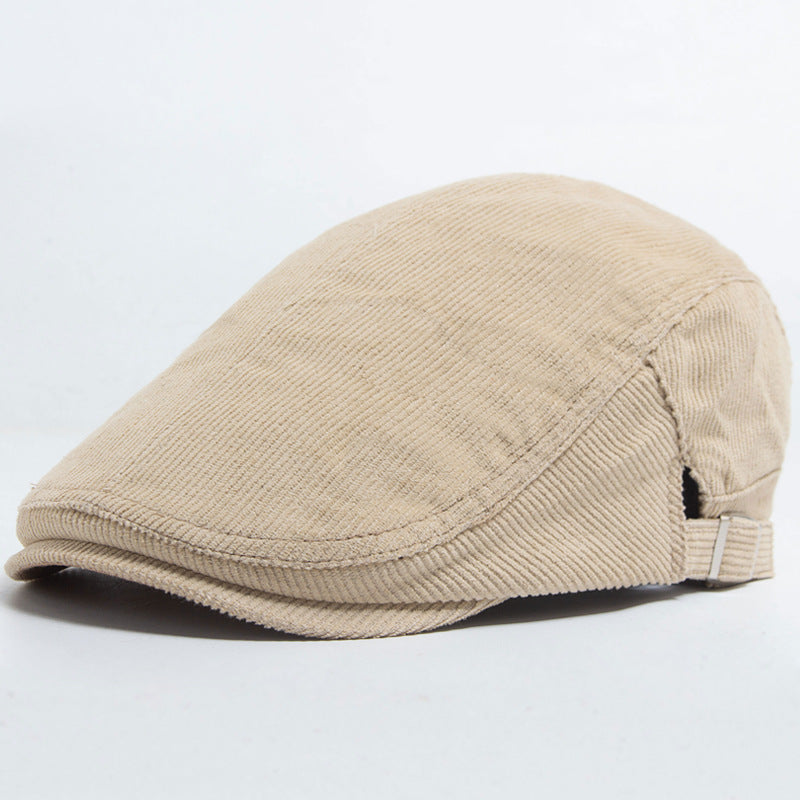 Autumn and Winter Corduroy Hat Set
