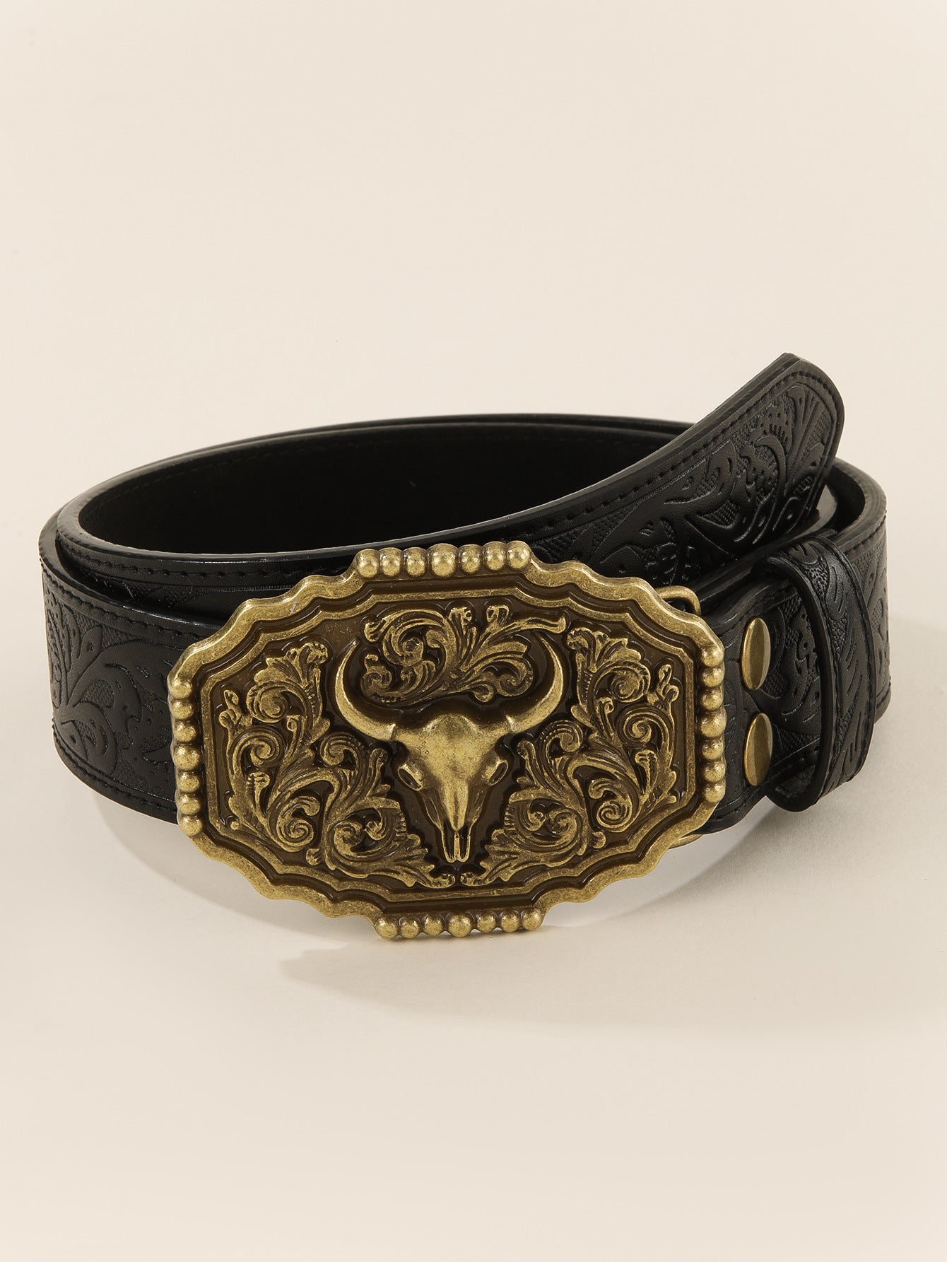 Western Denim Style Belt