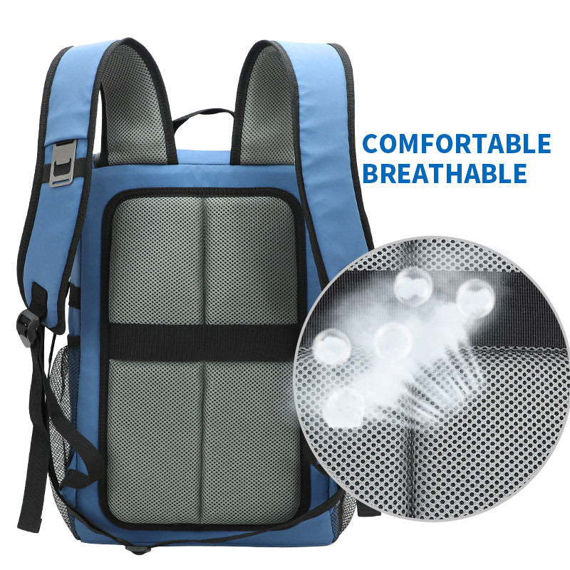 Unisex Waterproof Insulated Cloth Backpack Modern Minimal
