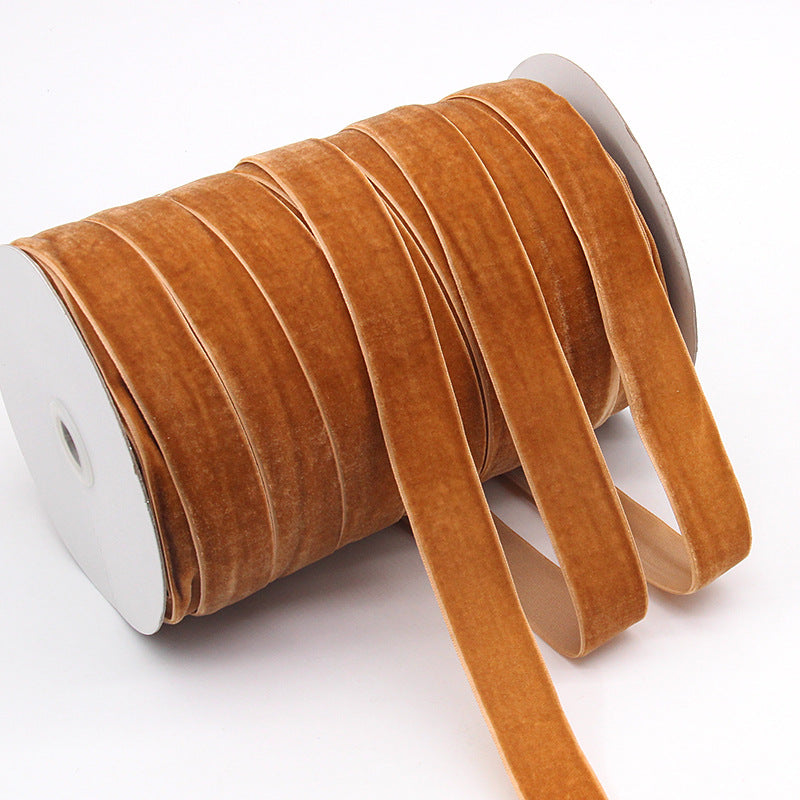 Household Portable Solid Color Velvet Ribbon – DIY Crafts & Gift Wrapping