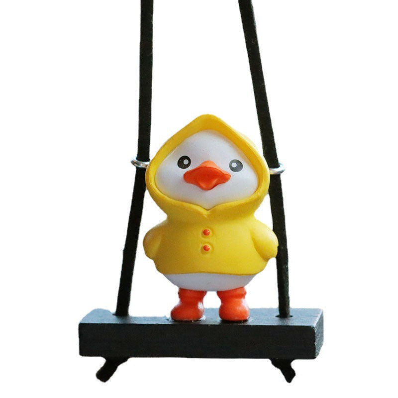 Duck Car Interior Decoration Cute Pendant