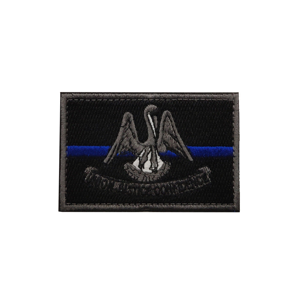 Embroidered Armband – Double-Sided Velcro Cloth Label for Uniforms