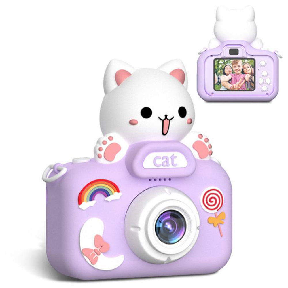 Plastic Children's Camera Big Head Kitten Cartoon Photography