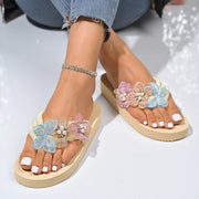 Women's Flower Beach Non-slip Seaside Flip-flops