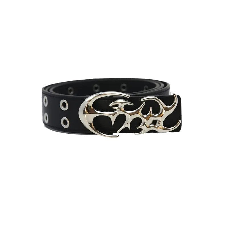Men's Korean Style Hollow Punk Belt