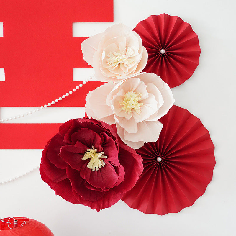 Wedding Supplies Wedding Pleated Decorative Paper Flower