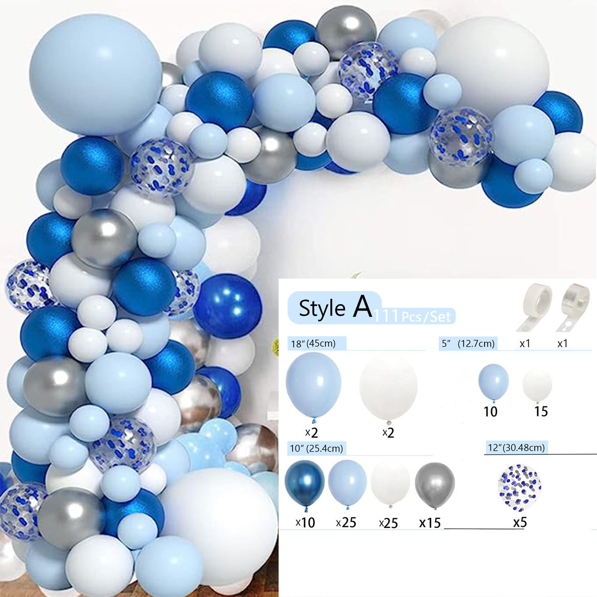 Party Balloon Layout Set Theme Decoration